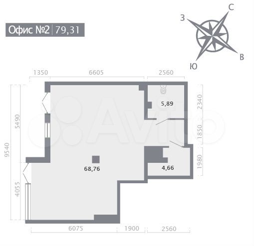 Свободного назначения, 79.31 м²