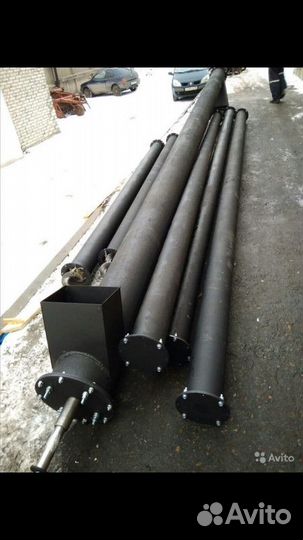 Винтовой конвейер для зерна / Шнек для зерна