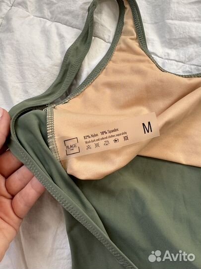 Купальник слитный с открытой спиной