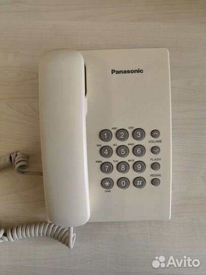 Телефон проводной Panasonic KX-TS2350 белый