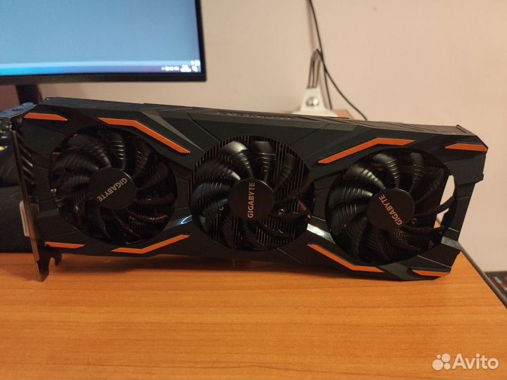 Видеокарта Nvidia GeForce GTX 1070ti gigabyte