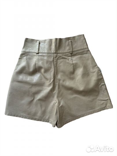 Шорты женские кожаные
