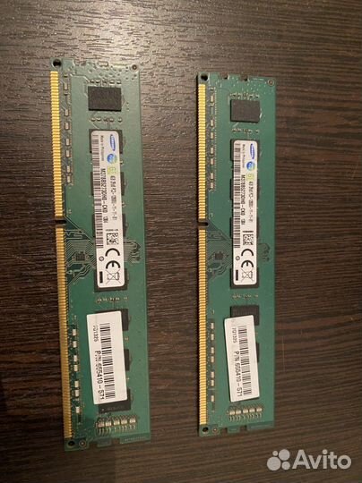 Оперативная память ddr3 4gb 2x (8gb) 1600