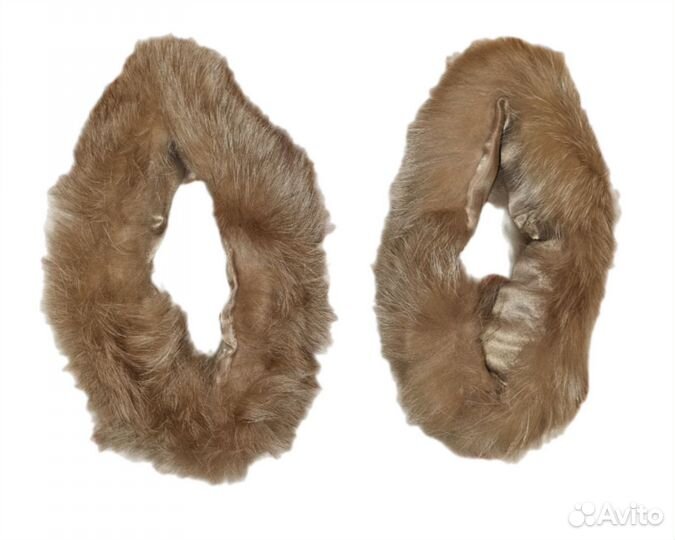 Воротник + Манжеты Мех Енота натуральный