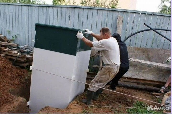 Септик без откачки от производителя + гарантия