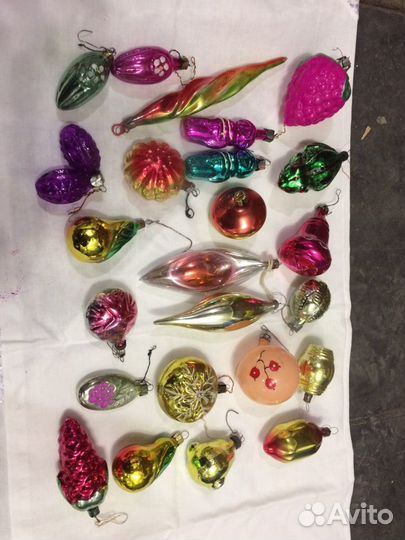 Елочные игрушки СССР