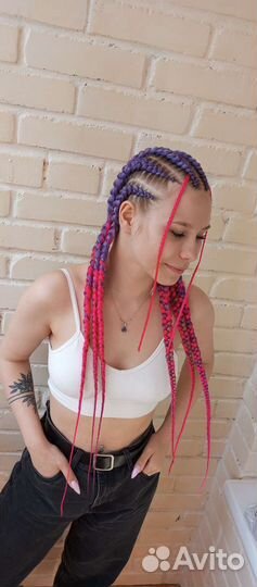 Косы,брейды,прически с канекалоном работы мои