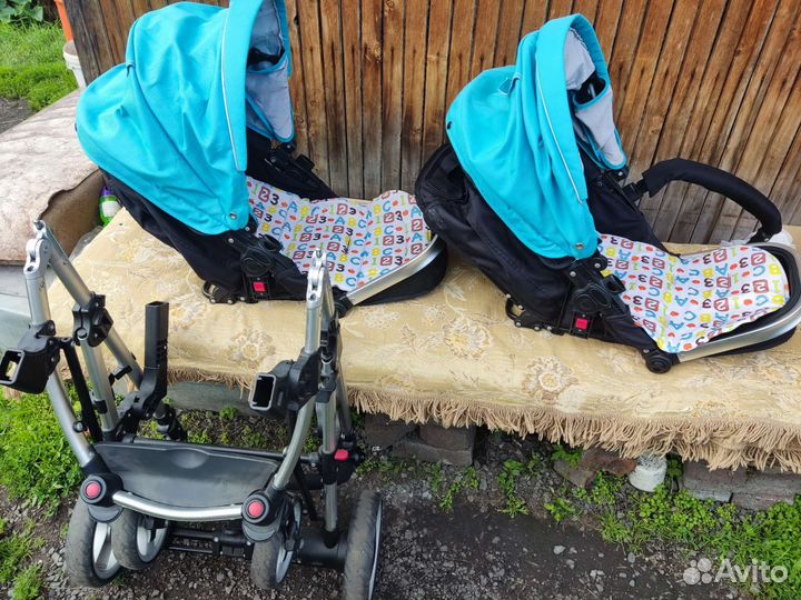 Коляска для двойни