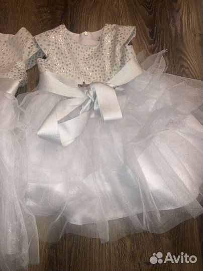 Платье для девочки новогоднее