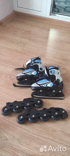 Коньки ролики 2 в 1