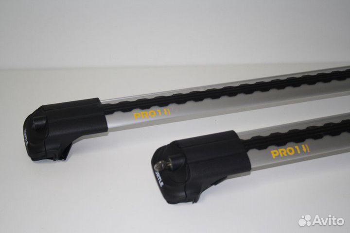 Багажник на рейлинги turtle AIR-1 Silver 122sm