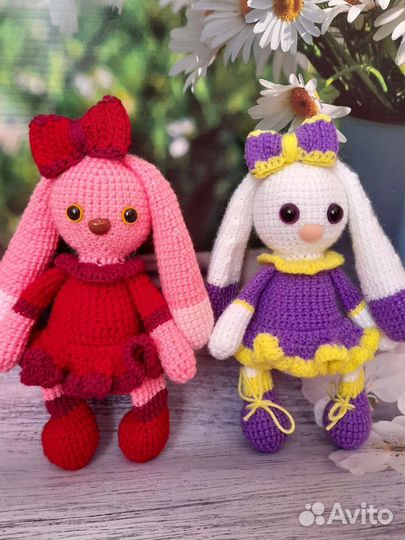 Вязаные игрушки ручной работы