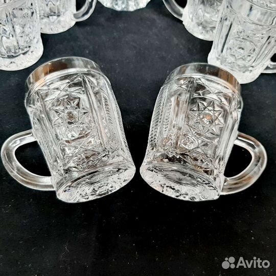 Старинный набор для вина,напитков хрусталь СССР