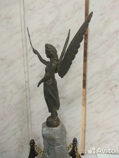 Редчайшая статуэтка Русалка. Бронза.Литье.СССР