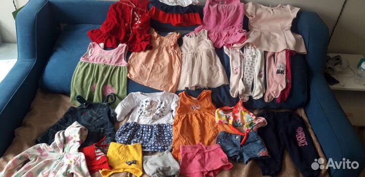Пакет одежды для девочки 1-2 года