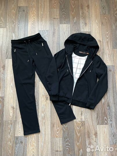 Костюм мужской солидный Loro Piana all black