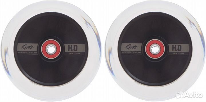 Колеса grit H2O Clear-Black Lip619