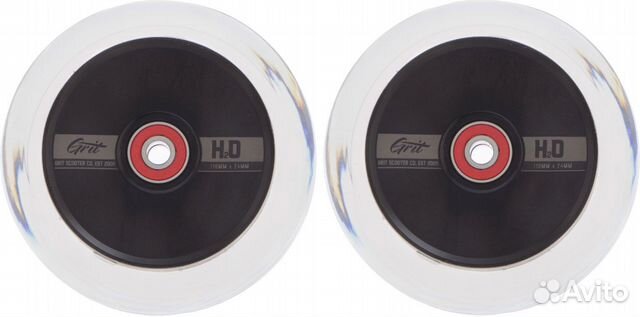 Колеса grit H2O Clear-Black Lip619