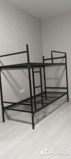 Двухъярусная кровать металлическая бу