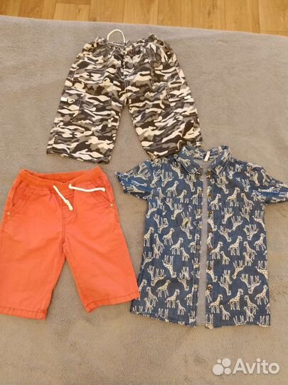 Рубашка и шорты(3вещи)
