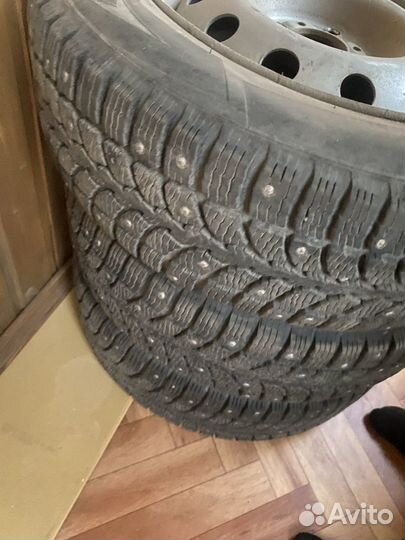 Зимние колеса шипы 175/65 r14 c дисками штамповка