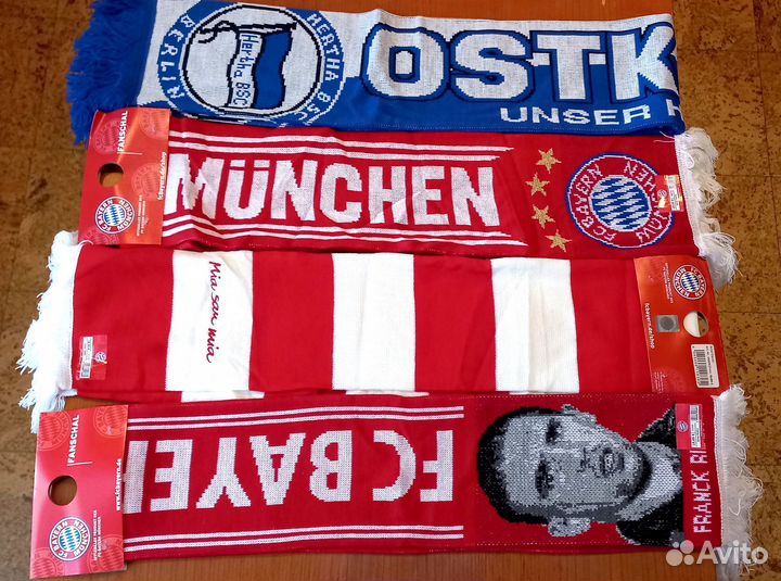 Шарфы футбольных клубов и событий