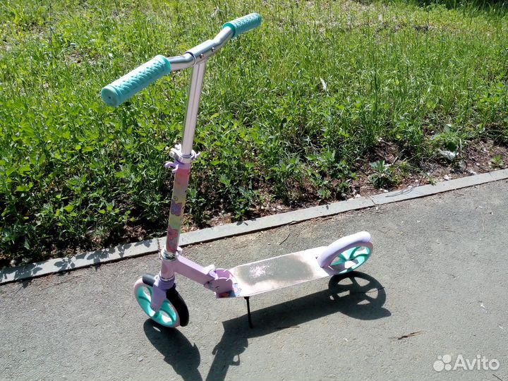 Детский городской самокат для девочки, бесшумный