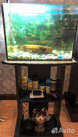 Аквариум с тумбой