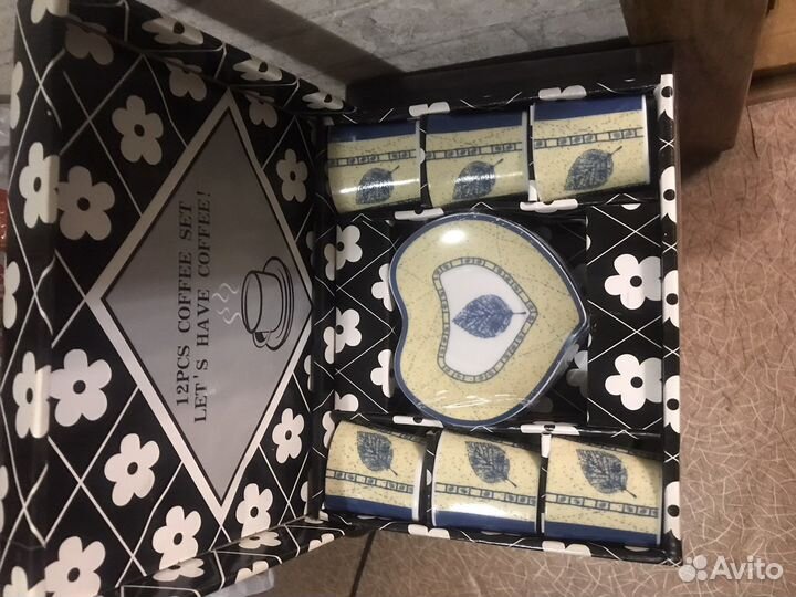 Кофейный сервиз на 6 персон