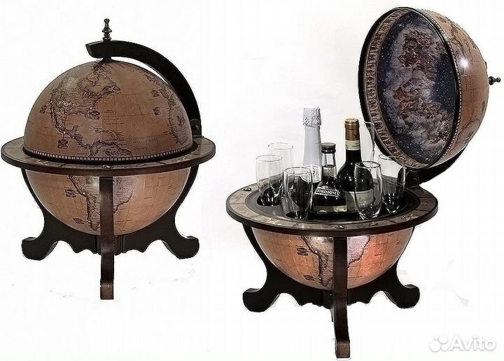 Мини бар глобус