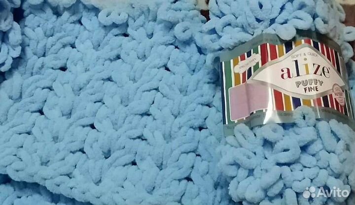 Плед вязаный ручная работа в наличии