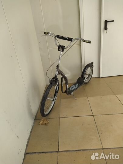 Самокат взрослый с большими колесами