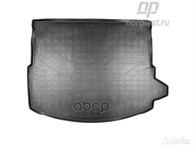 Коврик в багажник полиуретан norplast land rove