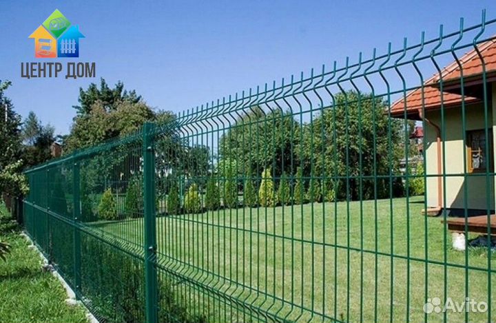 Забор сетка 3Д