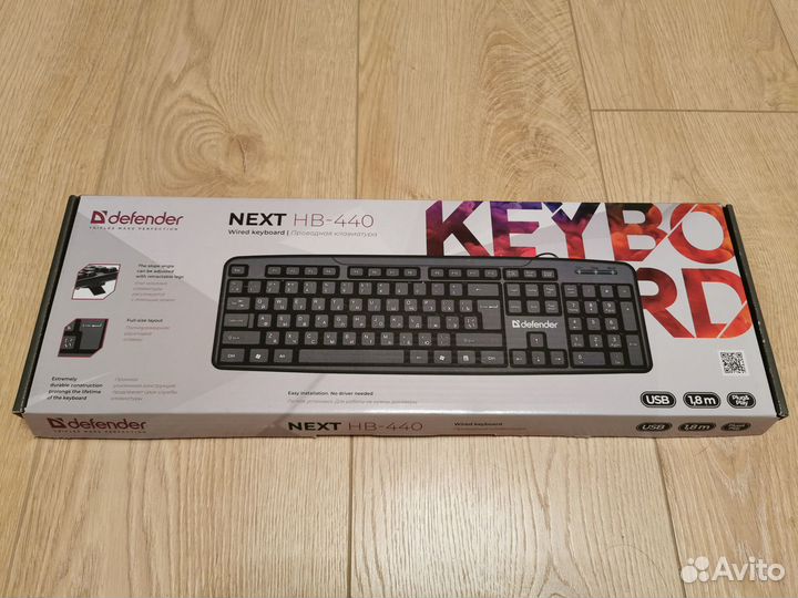 Клавиатура defender next hb-440