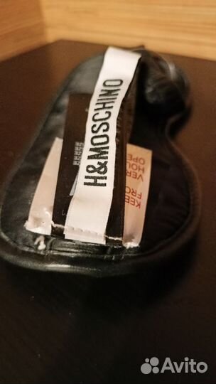 Hm Moschino маска для сна кожаная