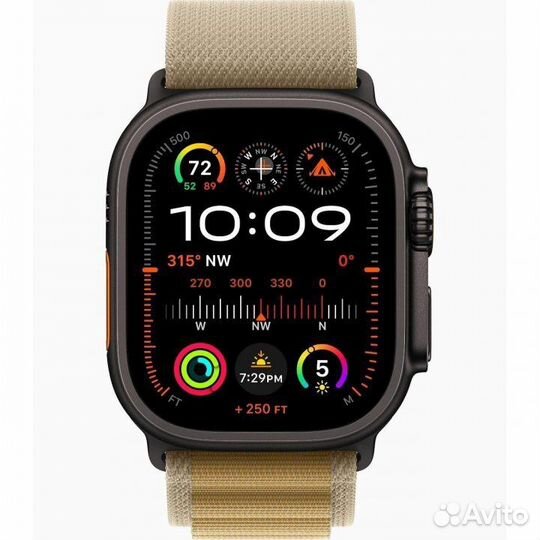 Apple Watch Ultra 2 49mm Black TC Tan AL