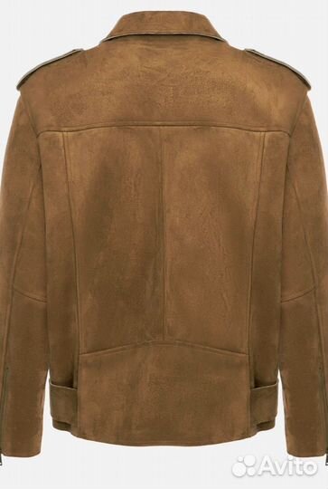 Куртка оверсайз из искусственной кожи L