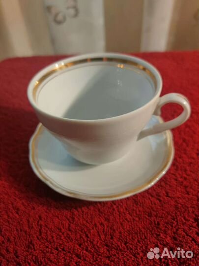 Чайная пара kahla, гдр, 60-е годы