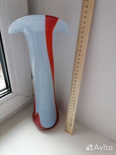 Ваза стекло Винтаж советское