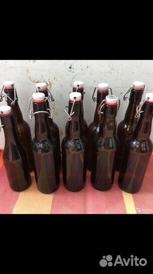 Бутылка с бугельной пробкой