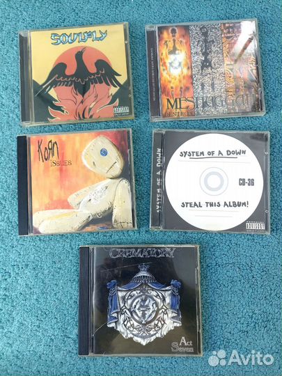 CD и DVD диски (ч.2) - рок, металл, альтернатива