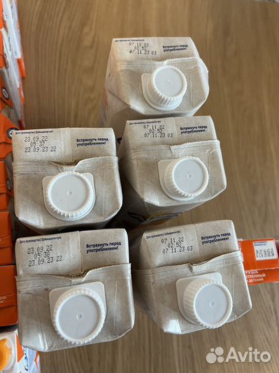 Агуша: пюре, соки, каши, смесь (обмен на молоко)