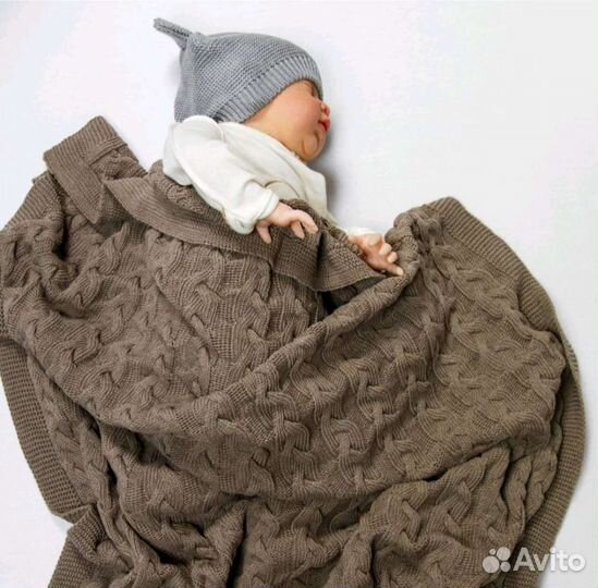 Плед детский вязаный Amarobaby Pure Love