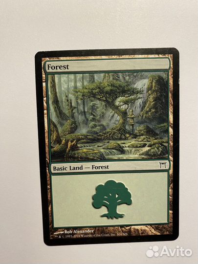 Лес MTG мтг Magic the gathering Мэджик Forest