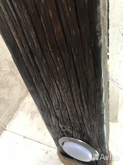 Эко люстра, деревянная, лофт, под старину