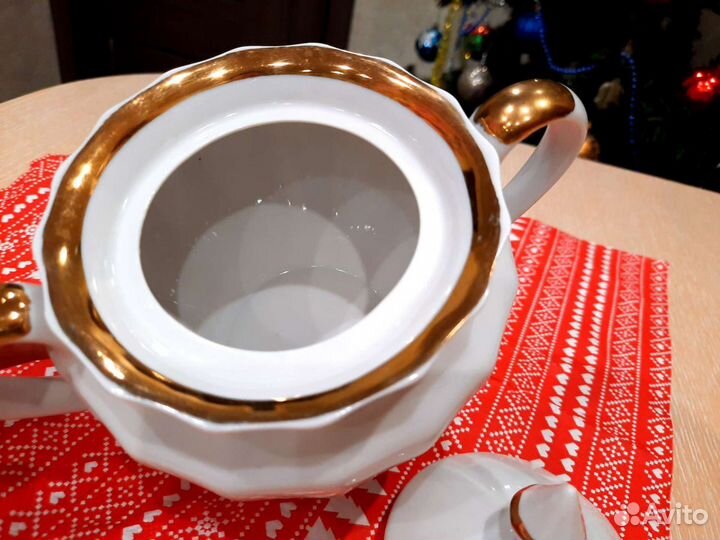 Сахарница винтажная,фарфор, Вербилки