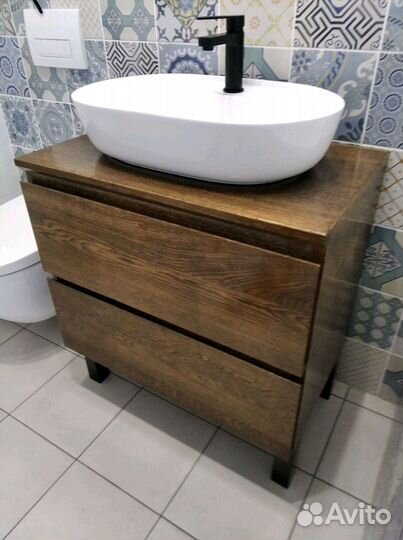 Тумба в ванную. Тумбочка для ванной лофт