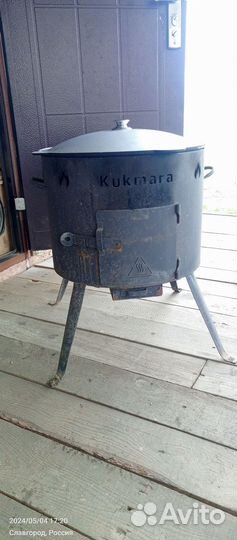 Печь с казаном