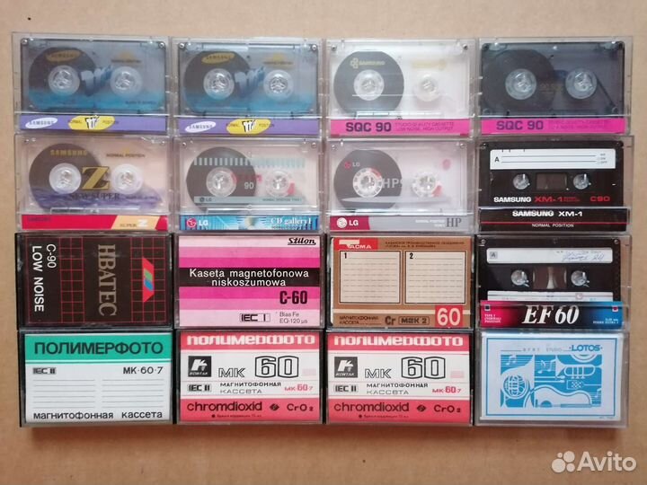 Аудиокассеты (Type I и II)